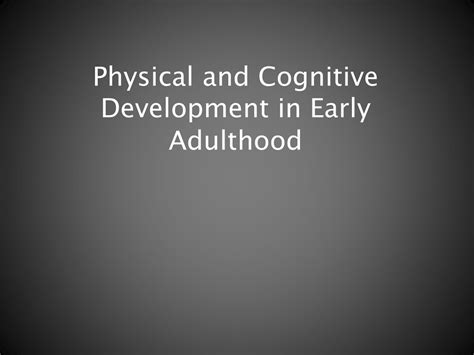 Image result for Early Adulthood Physical Development Images