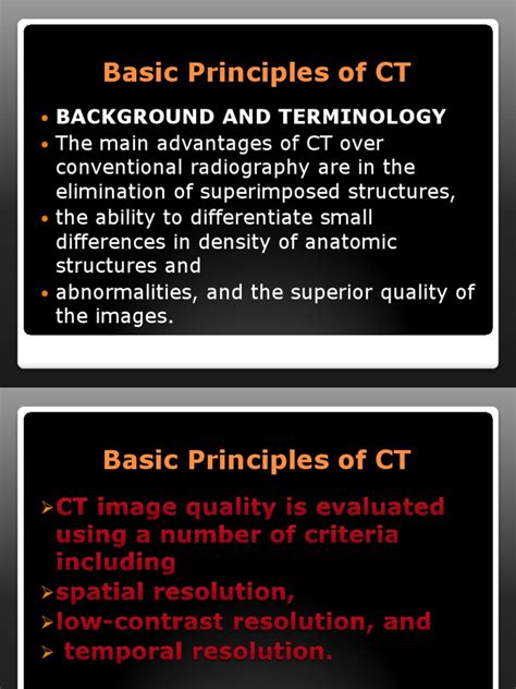 Image result for Basic Principles of CT Scan