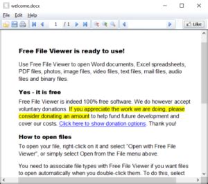 Image result for Free File Viewer Windows 1.0