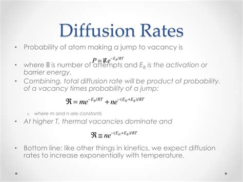 Image result for Diffusion Rate Equation