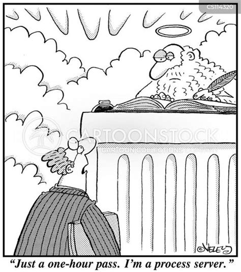 Cartoon of Process Server に対する画像結果