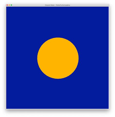 Image result for Turtle Python Moon Shape