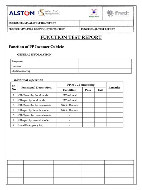 Image result for Functional Testing Report Format