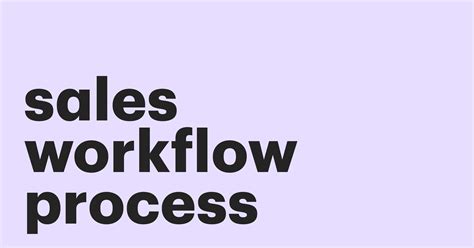 Image result for Sales Process Workflow