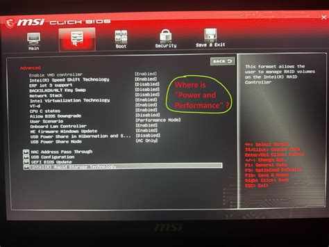 Toradh íomhá ar MSI Overclocking Bios
