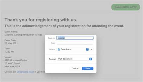 Toradh íomhá ar HTML Generate PDF JavaScript with Picture