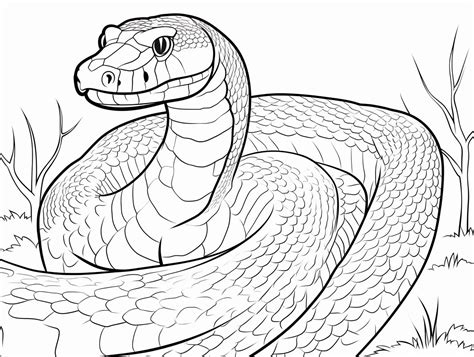 Python Snake Coloring Page に対する画像結果