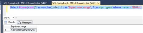 Toradh íomhá ar SQL Int Maximum
