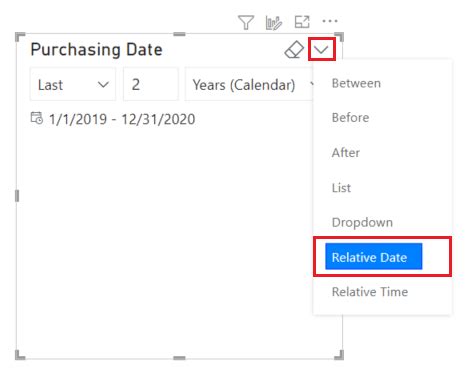 Power BI Date Slicer RangeMax Date Today に対する画像結果