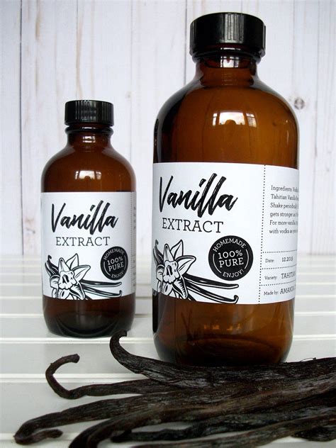 Image result for Vanilla Extract Labels