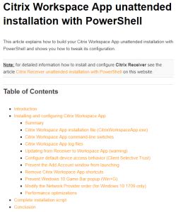 Image result for Citrix Workspace Force Install Command