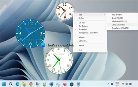 Image result for Add a Clock Desktop