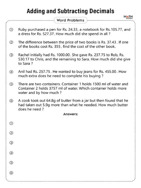 Image result for Solve Word Problems Involving Decimals