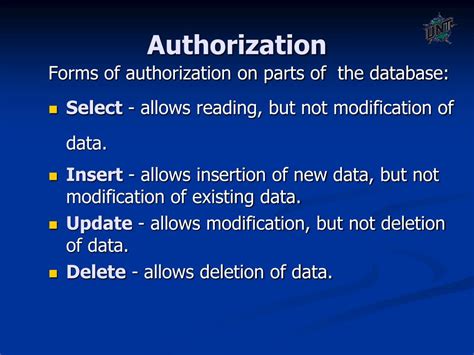 Image result for Authorization in SQL Explain