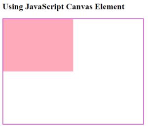 Canvas in JavaScript W3Schools に対する画像結果