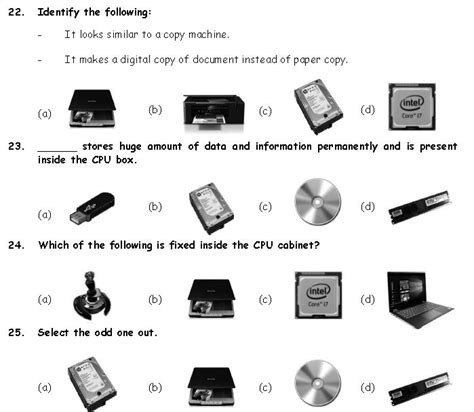Image result for Computer Hardware Identification Quiz