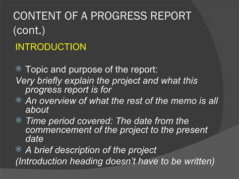 Image result for Introduction of Progress Report