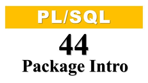 Image result for PL SQL Packages Tutorial