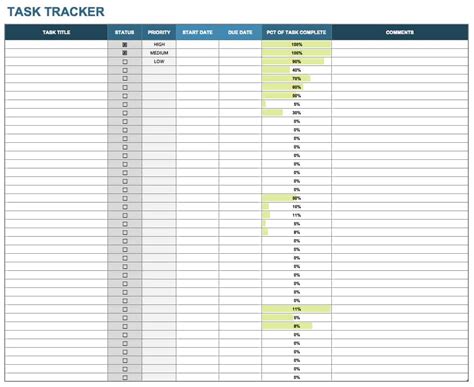 Image result for Personal Task Tracker. Excel