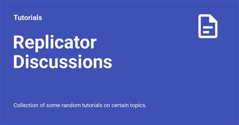 Toradh íomhá ar Replicator Hacks