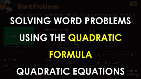 Bildergebnis für Quadratic Word Problems Formuka