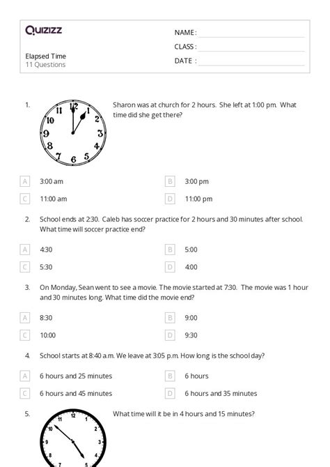 Addition Time Test for 3rd Grade に対する画像結果