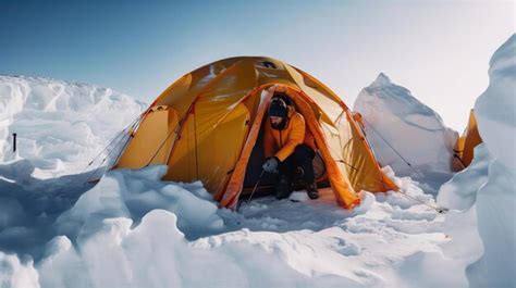 Toradh íomhá ar Camping in Snow