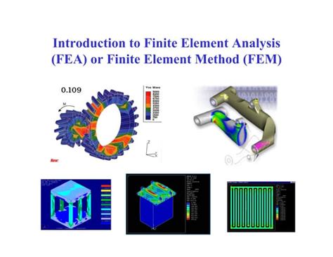 Toradh íomhá ar Finite-Element Analysis Steps