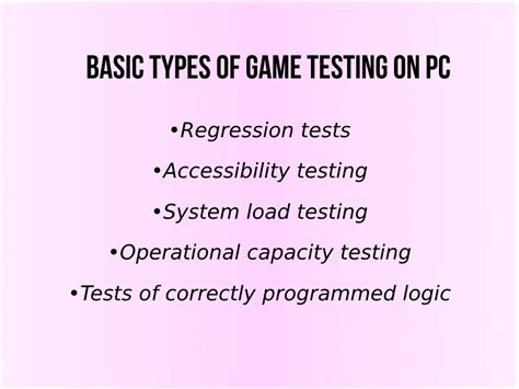 Image result for Types of Game Testing