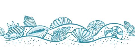 Sea Shell Vector Pattern에 대한 이미지 결과