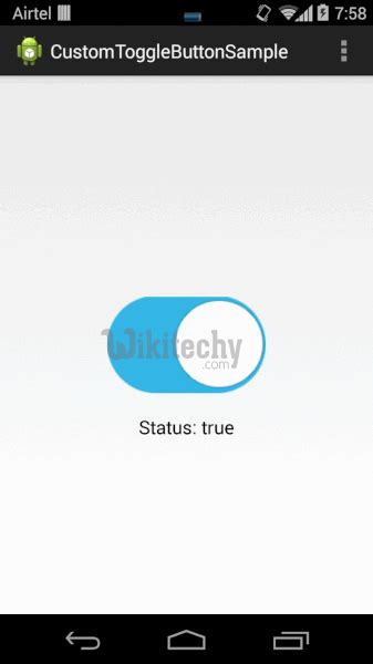 Toggle Button Android に対する画像結果