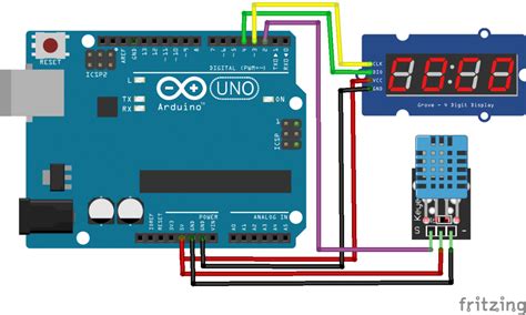 Afbeeldingsresultaten voor Arduino Uno Segment Display Temperature Sensor