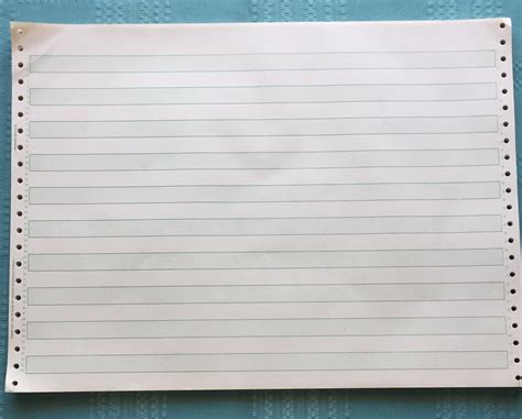 Green Bar Computer Paper Stack に対する画像結果