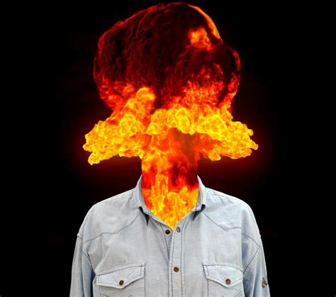 Image result for Exploding Head Blue