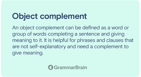 Image result for Complement Object Direct