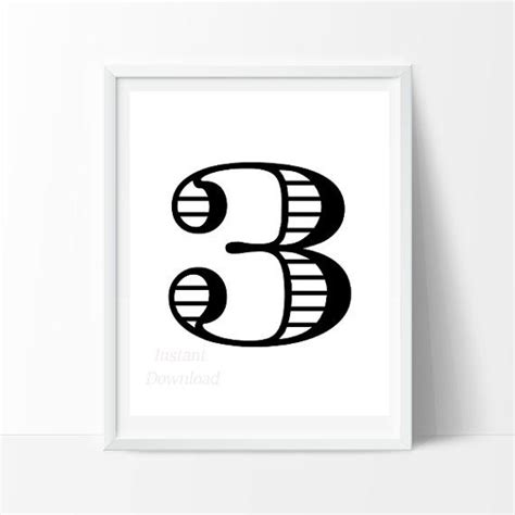 Number 3 Printable with Design に対する画像結果