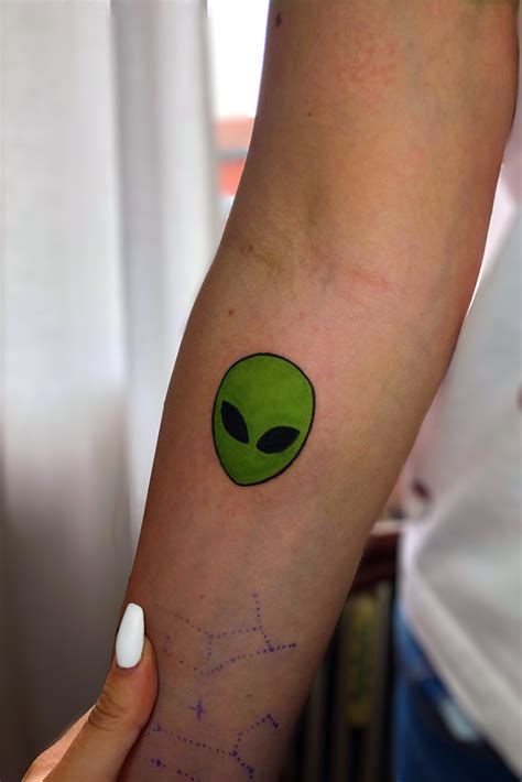 Image result for Alien Face Tattoo