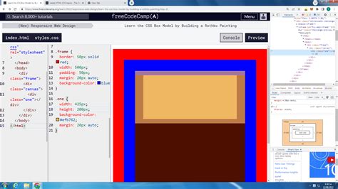 Image result for CSS Box Model in Browser Images