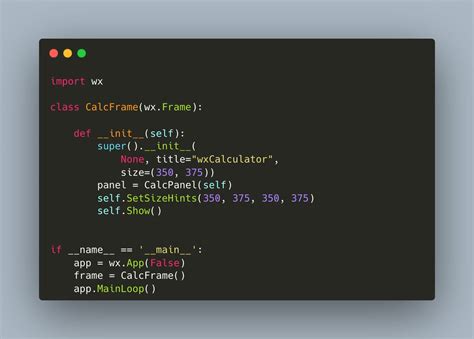Tables in wxPython に対する画像結果