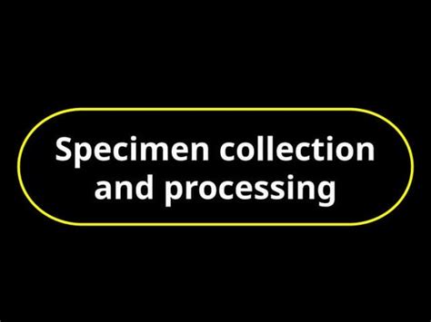 Toradh íomhá ar Sample Collection and Processing