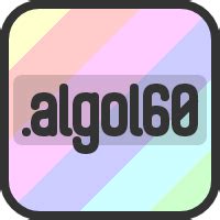 Toradh íomhá ar Algol Programming Language Logo