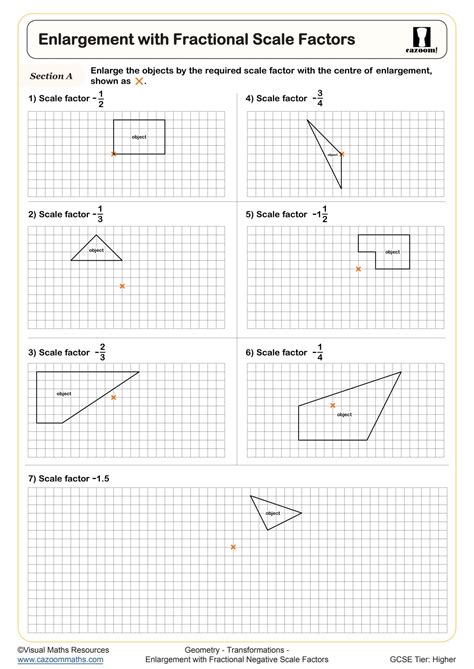 Toradh íomhá ar Using a Scale Worksheet