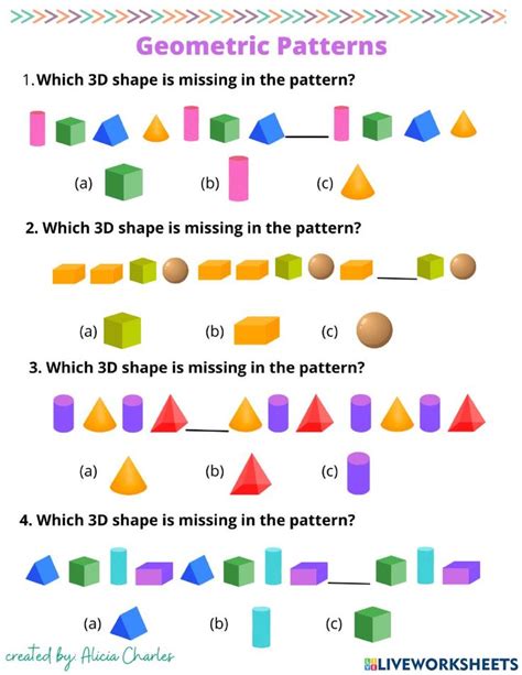 Image result for Geometric Patterns Grade 3