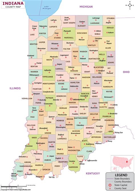 Map of Indiana に対する画像結果