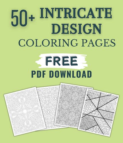 Image result for Intricate Design Coloring Pages