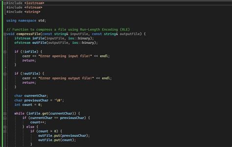 File Compression C++ Program に対する画像結果