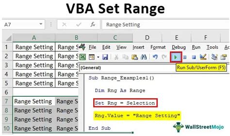 Image result for VBA Set Range