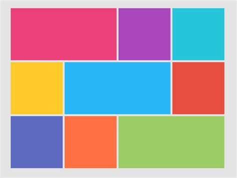 Bootstrap Tile Layout に対する画像結果