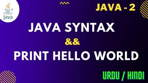 Image result for Syntax to Print Hello World in Java