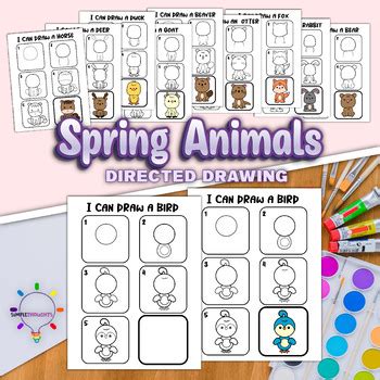 Image result for Spring Drawing of Animals
